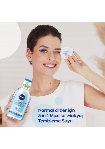 5IN1 Micellar Makyaj Temizleme Suyu Canlandırıcı; Normal Ciltler 400ml;Yüz Temizleyici; Etkili Makyaj Temizleme