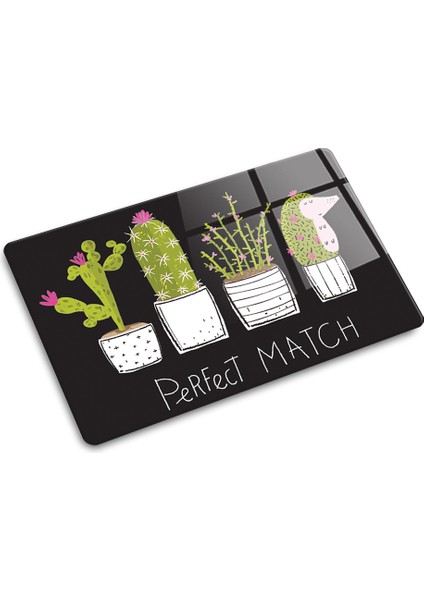 Cam Kesme Tahtası | Cam Kesme Tablası | Perfect Match - Siyah Fon | fiyatları