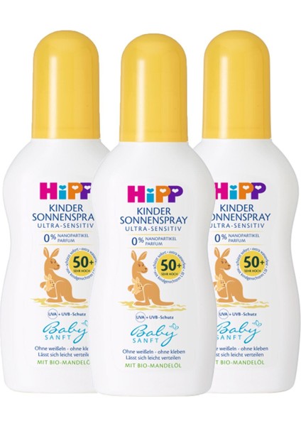 Babysanft Sprey Güneş Kremi 150 ml 3 Adet