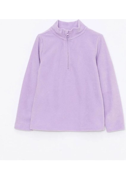Basic Polar Sweatshirt Dik Yakalı