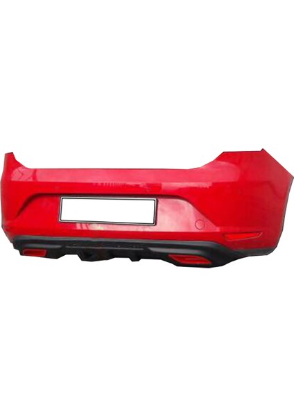 (Boyasız) Seat Leon Mat Astarlı Arka Difüzör 2012-2016 Arası Uyumlu