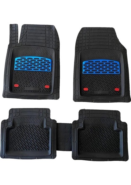 Safir Peugeot 206 Havuzlu Universal Paspas Krom Mavi