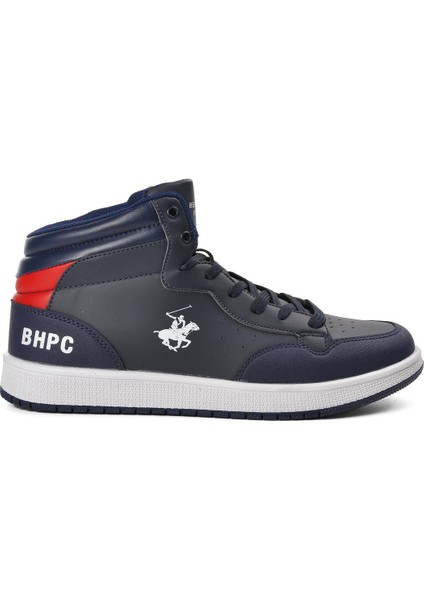 PO-10300 Lacivert Erkek Bilek Boy Sneaker