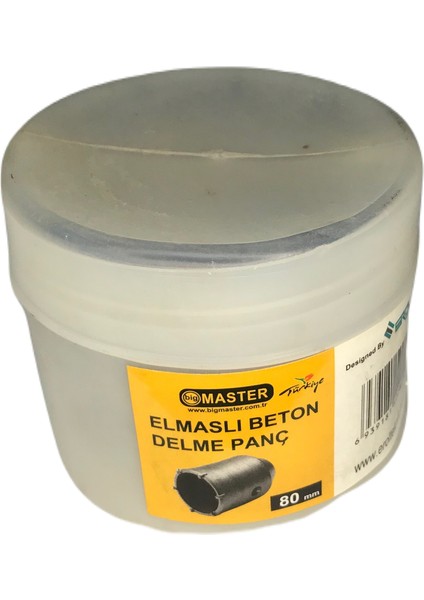 Big Master Elmaslı Beton Delme Panç 80 mm