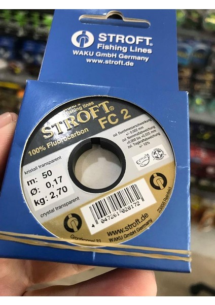 Fc2 50 Metre Fluorocarbon Misina