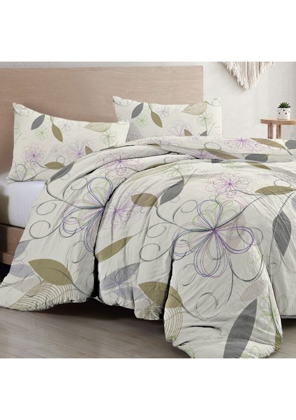 Pamuklu Çift Kişilik Nevresim Takımı Natura Zeytin Dalı fiyatları