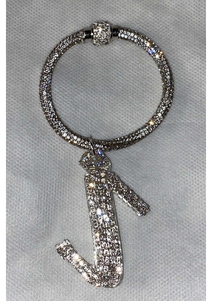 Swarovski Taşlı Bileklik Anahtarlık I Harfli fiyatları