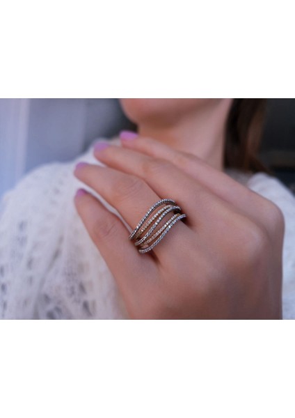 5 Sıralı Pırlanta Yüzük 0403R0006 modelleri