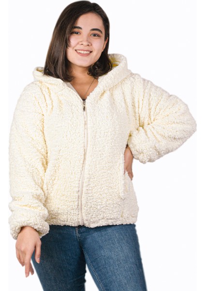 Oversize Astarlı Peluş Mont Yüksek Kalite fiyatları