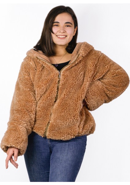 Oversize Astarlı Peluş Mont Yüksek Kalite fiyatları