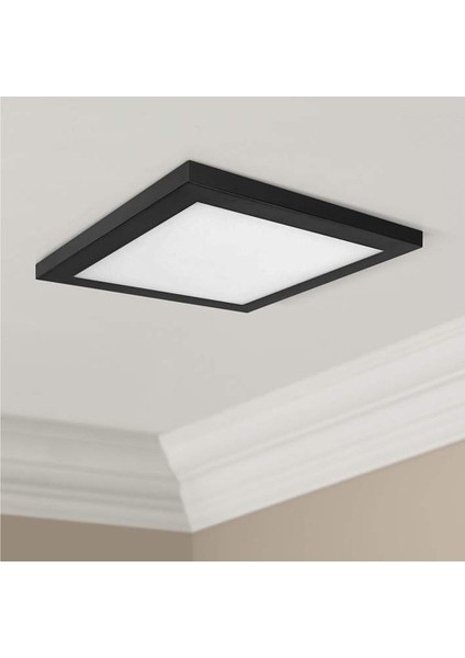 24W Sıva Üstü Siyah Kasa Kare Led Panel (Gün Işığı)