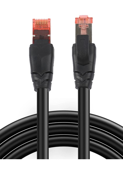C8S03 RJ-45 Ethernet Kablosu 40Gbps Veri Aktarımı 2000Mhz Bant Genişliği STP Kablo PVC Kaplama PS5 Xbox One Switch Modem Yönlendirici vb. İle Uyumlu