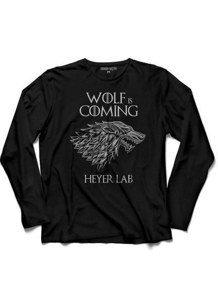 Game Of Thrones Got House Stark Wolf Is Coming Uzun Kollu Tişört Baskılı Çocuk T-Shirt