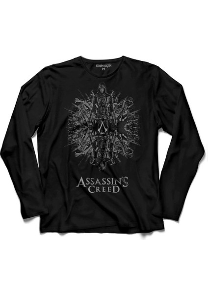 Assassins Assassin's Creed 4 5 Iv Black Flag 2 Uzun Kollu Tişört Baskılı Çocuk T-Shirt
