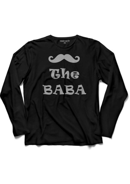 The Baba Daddy Oldum Babalar Günü Yeni Doğan Uzun Kollu Tişört Baskılı Çocuk T-Shirt