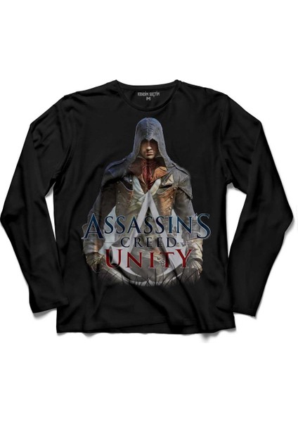 Assassins Assassin's Creed Unıty 4 5 Iv 2 Uzun Kollu Tişört Baskılı Çocuk T-Shirt