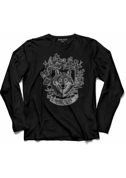Game Of Thrones The King And The Wolf Uzun Kollu Tişört Baskılı Çocuk T-Shirt