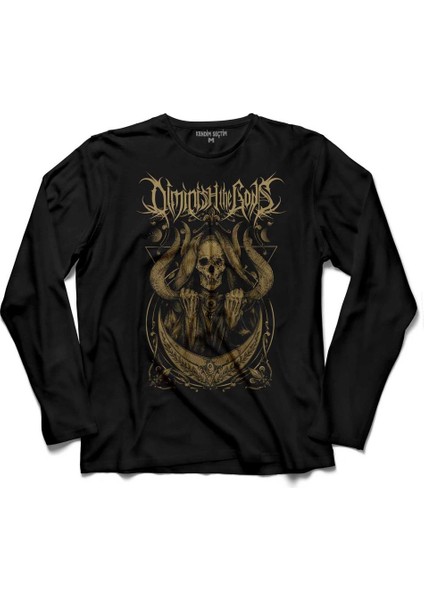 Ben Sahar Behemoth Metal Rock Kuru Kafa Skull 4 Uzun Kollu Tişört Baskılı Çocuk T-Shirt