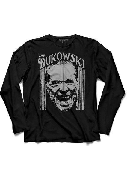 The Charles Bukowskı Uzun Kollu Tişört Baskılı Çocuk T-Shirt