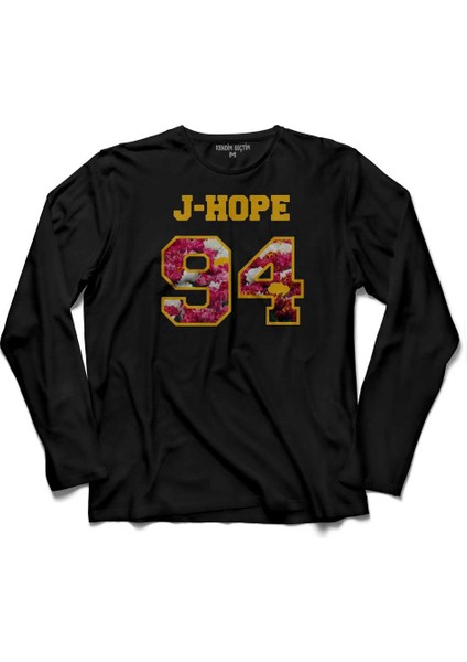 J-Hope On The Street Member Bts Bangtan Boys 2 Uzun Kollu Tişört Baskılı Çocuk T-Shirt