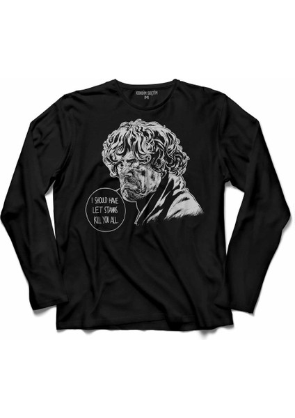 Tyrıon Lannıster Game Of Thrones I Should Kıll Uzun Kollu Tişört Baskılı Çocuk T-Shirt