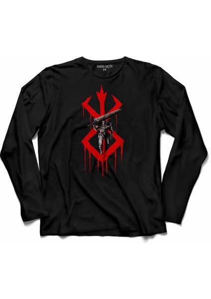 Brand Of Sacrıfıce Mark Penman Berserk Uzun Kollu Tişört Baskılı Çocuk T-Shirt