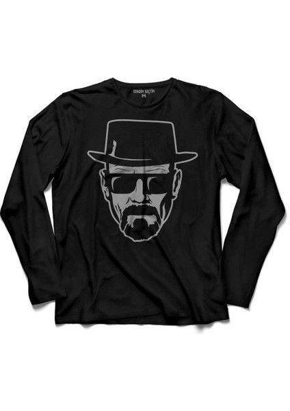 Breaking Bad Silüet Sılhouette Uzun Kollu Tişört Baskılı Çocuk T-Shirt