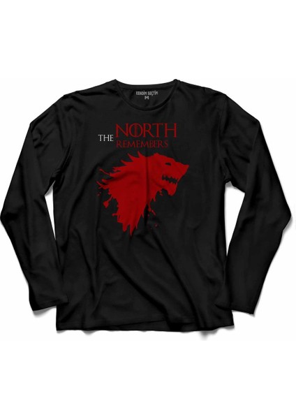 Game Of Thrones The North Remembers Uzun Kollu Tişört Baskılı Çocuk T-Shirt