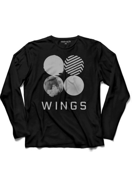 Bts Bangtan Boys Jımın Wings 95 Jhope 94 1994 Uzun Kollu Tişört Baskılı Çocuk T-Shirt