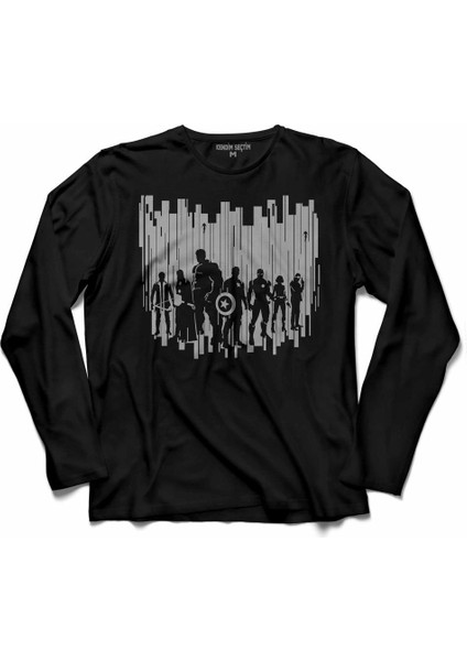 Avengers Age Of Ultron Iron Man 2 Uzun Kollu Tişört Baskılı Çocuk T-Shirt