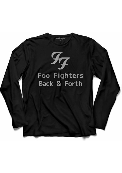 Ff Foo Fıghters Logo Uzun Kollu Tişört Baskılı Çocuk T-Shirt