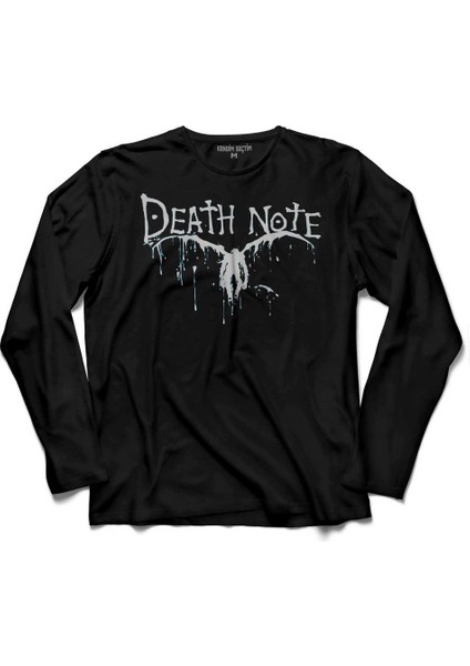 Death Note Oyun Ölüm Notu Uzun Kollu Tişört Baskılı Çocuk T-Shirt