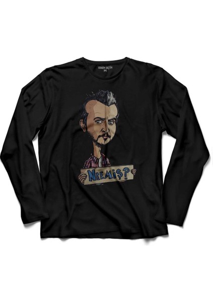 Leyla Ile Mecnun Neemiş Nemiş Neymiş Uzun Kollu Tişört Baskılı Çocuk T-Shirt
