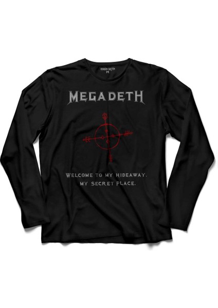 Megadeth Cryptıc Wrıtings Logo Uzun Kollu Tişört Baskılı Çocuk T-Shirt