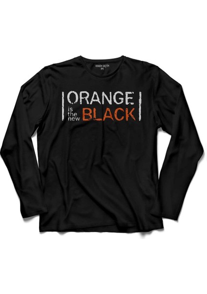 Orange Is The New Black Logo Tv Dizisi 2 Uzun Kollu Tişört Baskılı Çocuk T-Shirt