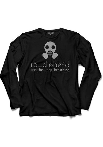 Radıohead Radıo Head Logo Thom Yorke Uzun Kollu Tişört Baskılı Çocuk T-Shirt
