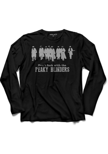 Peaky Blinders A Little Bit Of Tommy Shelby 4 Uzun Kollu Tişört Baskılı Çocuk T-Shirt