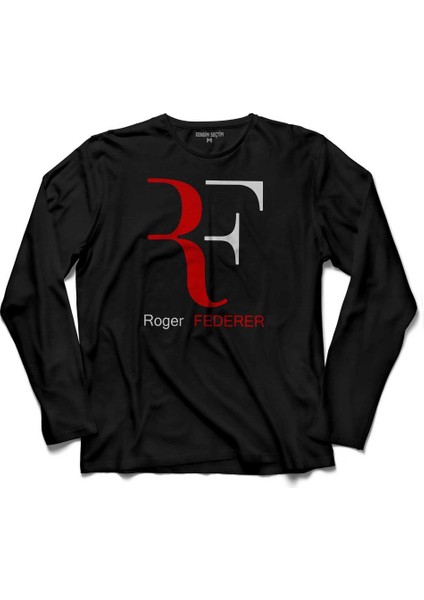 Tenis Roger Federer The Perfect Start Uzun Kollu Tişört Baskılı Çocuk T-Shirt
