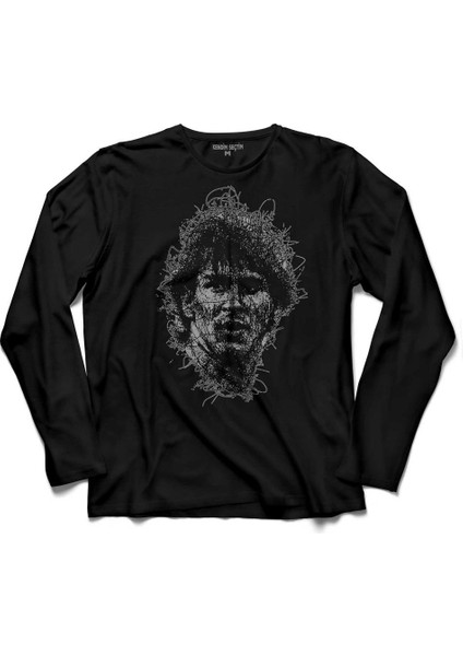 Kuru Kafa Skull Anahtar Piston Buji Sanayi Tamirat 2 Kollu Tişört