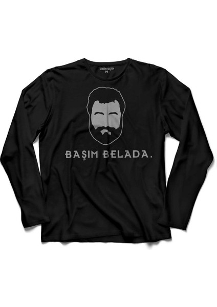 Ahmet Kaya Başım Belada 2 Uzun Kollu Tişört Baskılı Çocuk T-Shirt