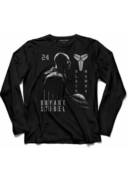 Kobe Braynt Black Mamba Nba Basketball Uzun Kollu Tişört Baskılı Çocuk T-Shirt fiyatları