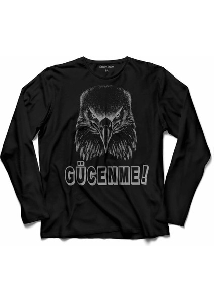 Beşiktaş Kara Kartal Gücenme Uzun Kollu Tişört Baskılı Çocuk T-Shirt