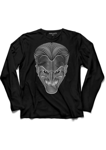 New Batman Dark Knight Kara Şovalye Yeni Joker Uzun Kollu Tişört Baskılı Çocuk T-Shirt