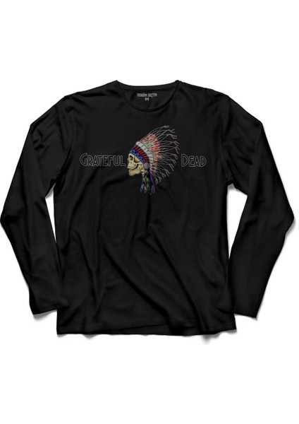 Kızıl Derili Best Songs Of Grateful Dead Uzun Kollu Tişört Baskılı Çocuk T-Shirt