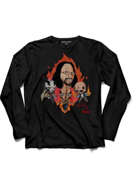 Don Dıablo Obo Suıcıde Squad Hexagon Uzun Kollu Tişört Baskılı Çocuk T-Shirt