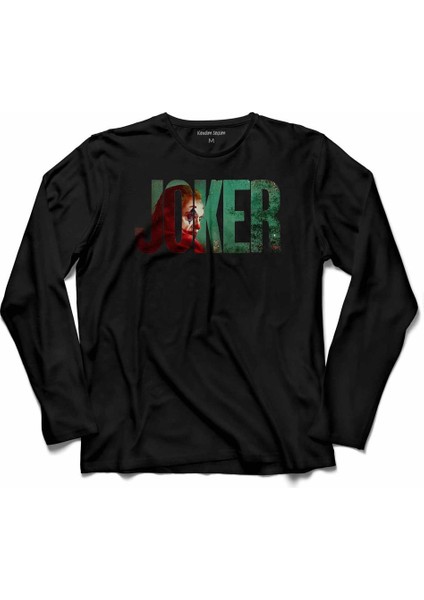 Batman Joker Dark Knight Uzun Kollu Tişört Baskılı Çocuk T-Shirt