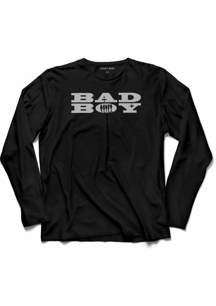 Bad Boy Badboy Playboy Kötü Haylaz Çocuk Uzun Kollu Tişört Baskılı Çocuk T-Shirt