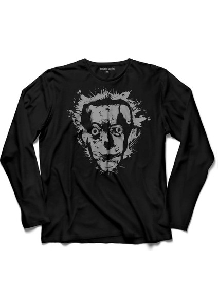 Beni Siz Delirttiniz Çılgın Çıldırmak Crazy Uzun Kollu Tişört Baskılı Çocuk T-Shirt