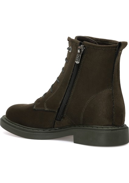 Incı Mistral.s 2pr Haki Kadın Düz Bot modelleri