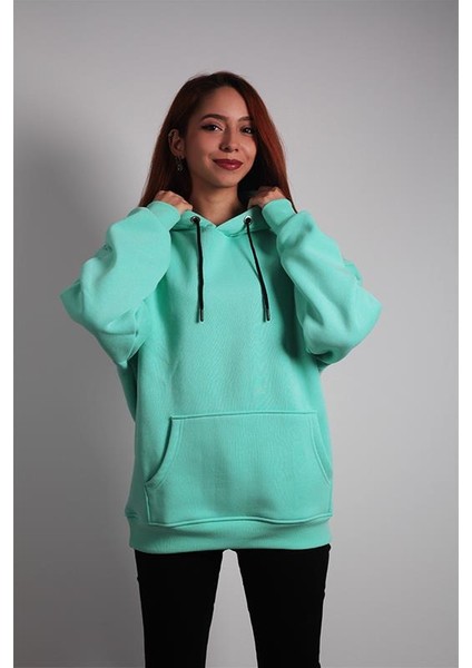 Oversize Pure Hoodie Turkuaz fiyatları
